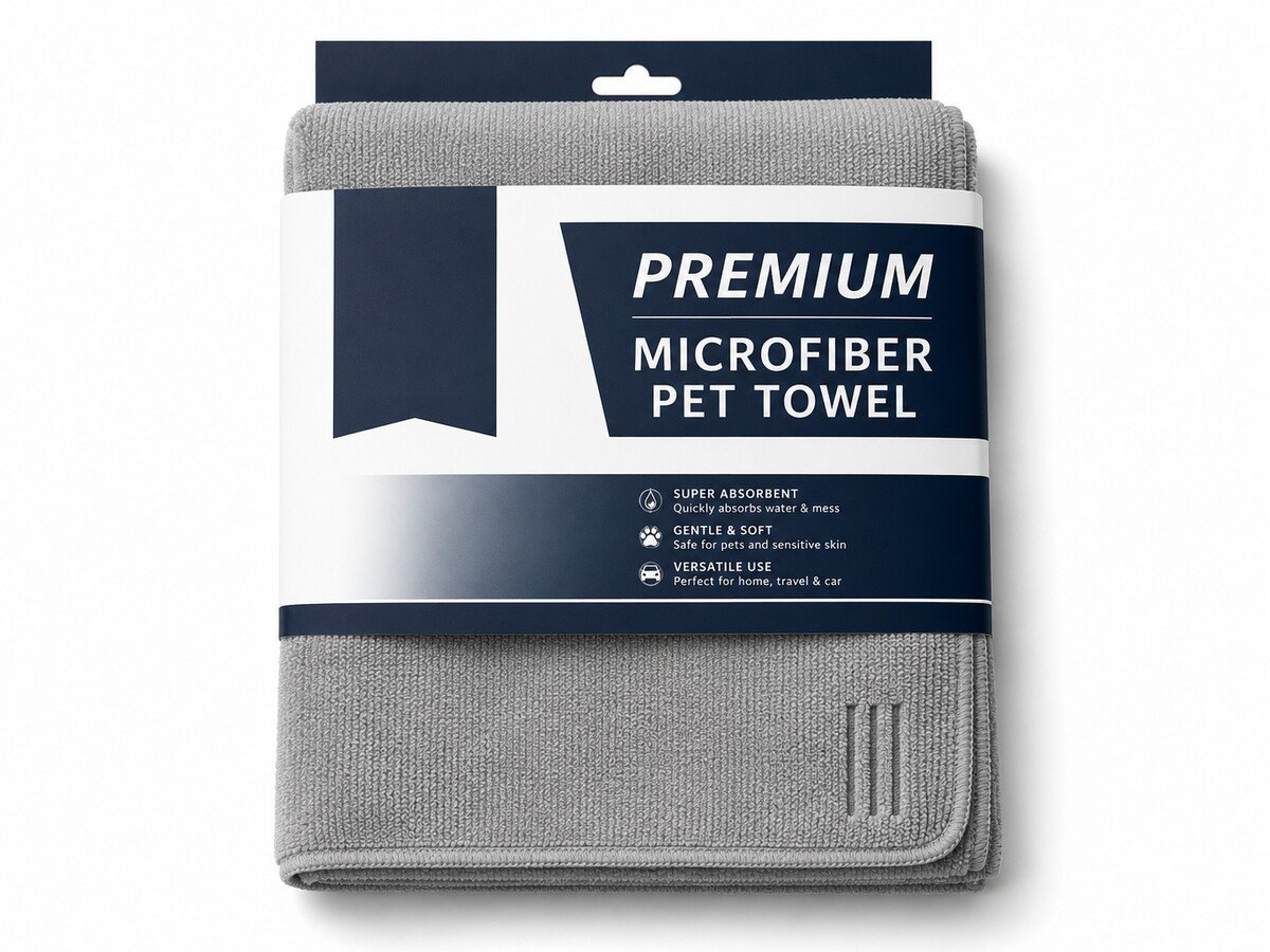PT-01 Premium Microfiber Pet Drying Towel