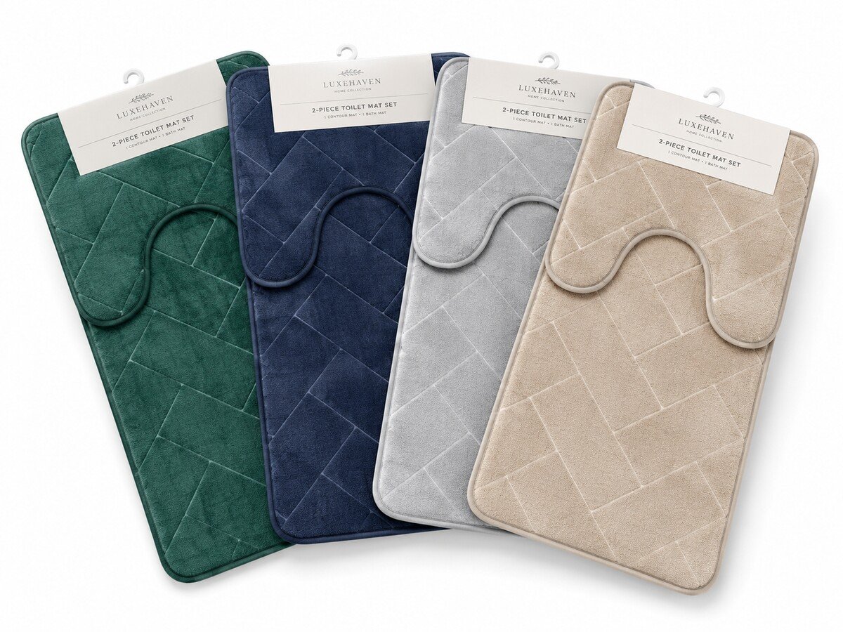 MT-01 Jacquard Toilet Mat Set
