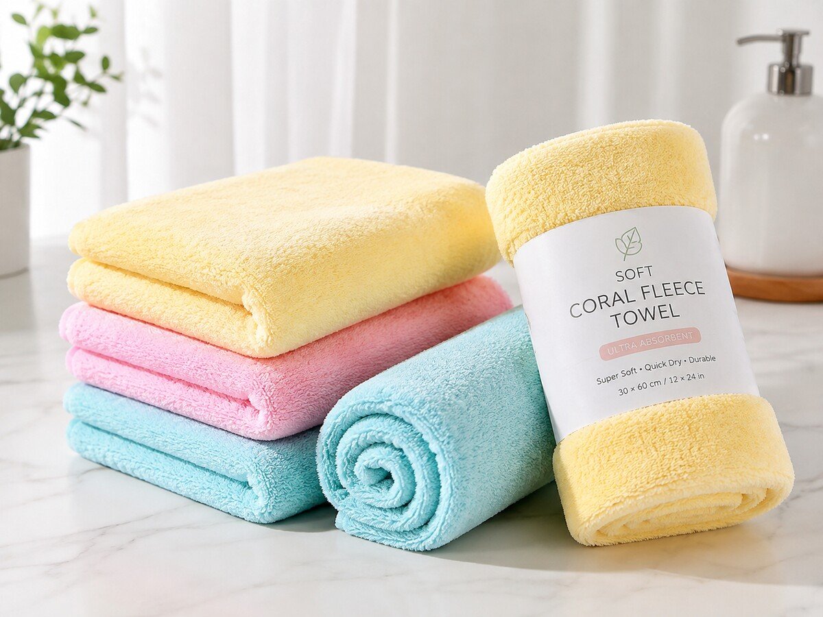 TW-13 Coral Face Towel Set