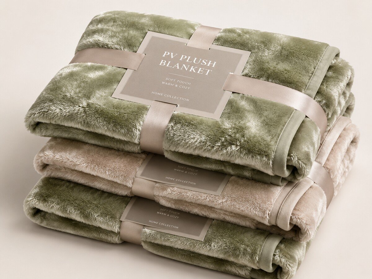 BL-13 PV Plush Throw Blanket