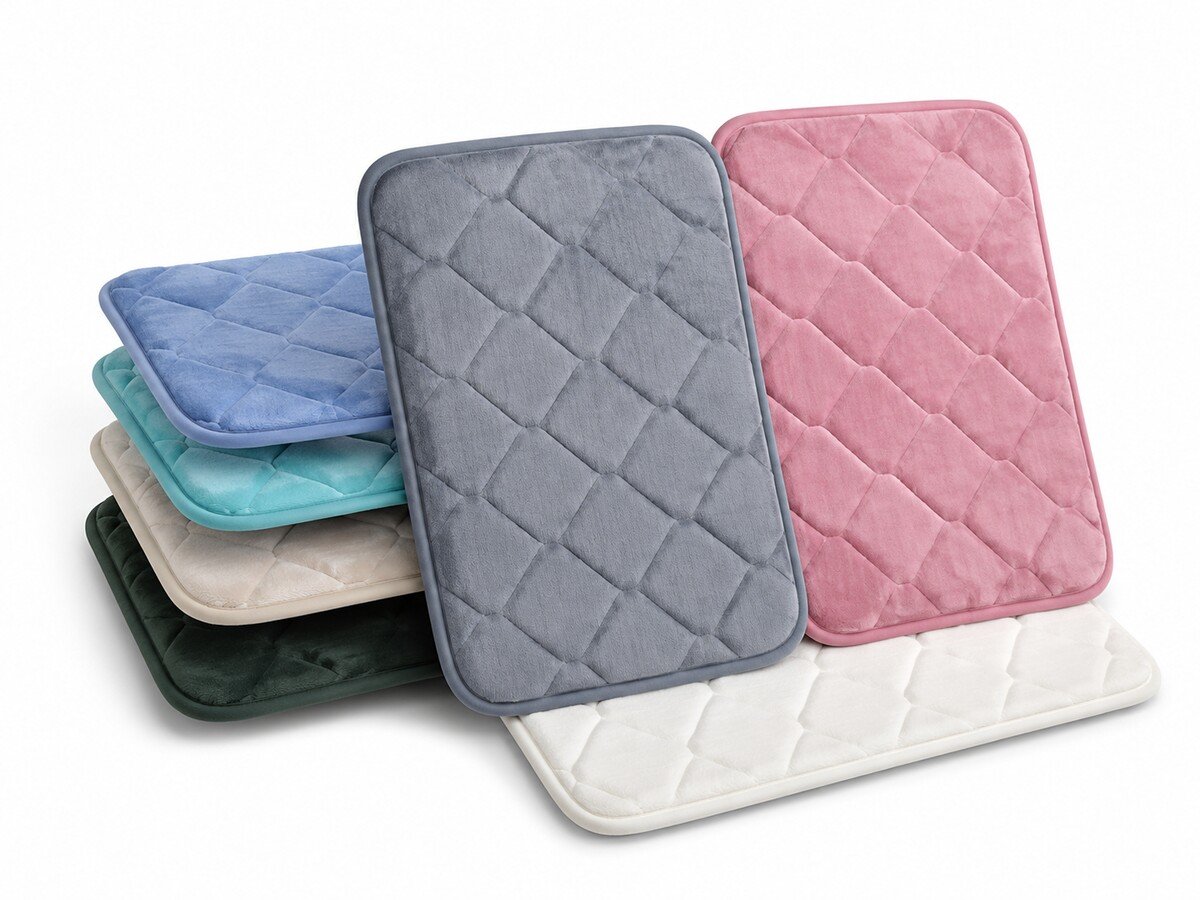 MT-02 Diamond Quilted Memory Foam Bath Mat