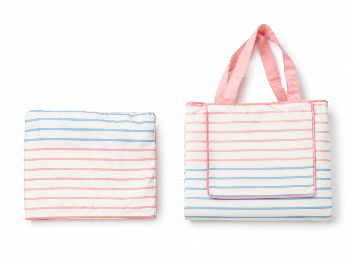TW-02 Custom Foldable Beach Towel Bag