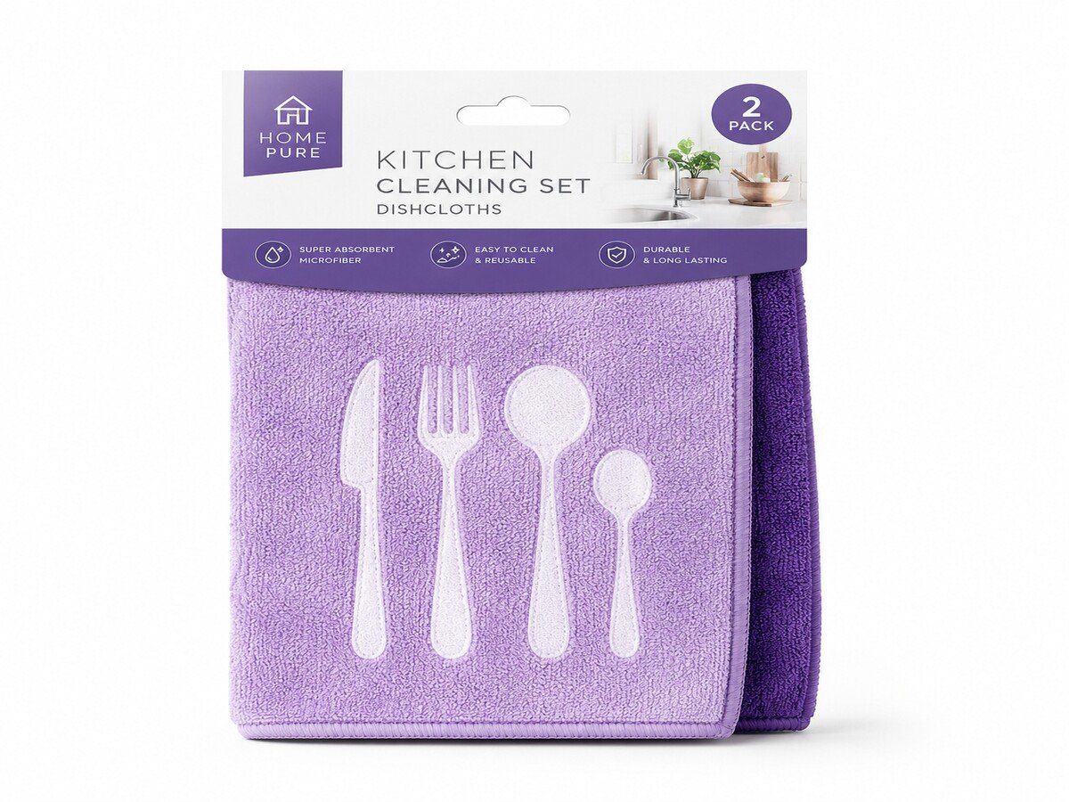 CC-03 Microfiber Kitchen Cleaning Cloth Set