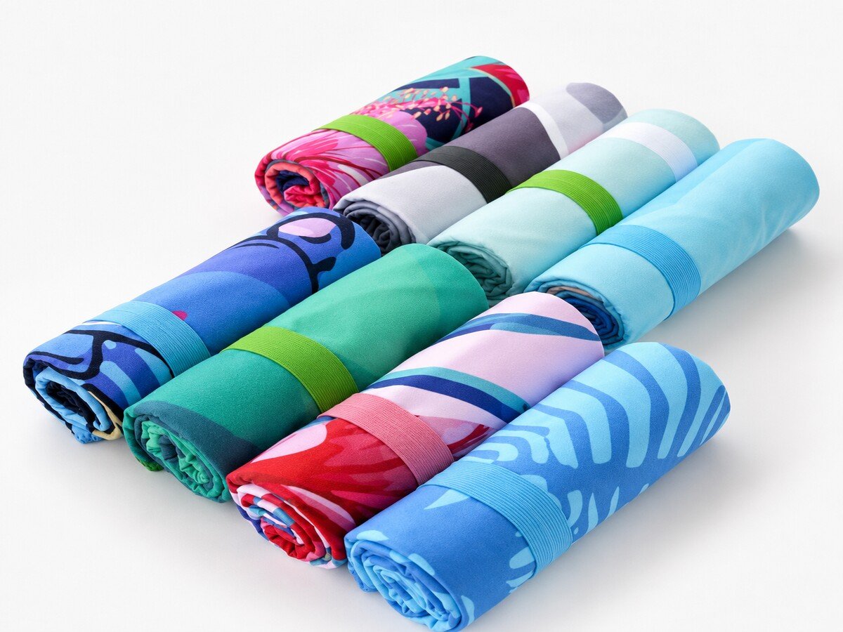TW-03 Custom Printed Microfiber Beach Towel