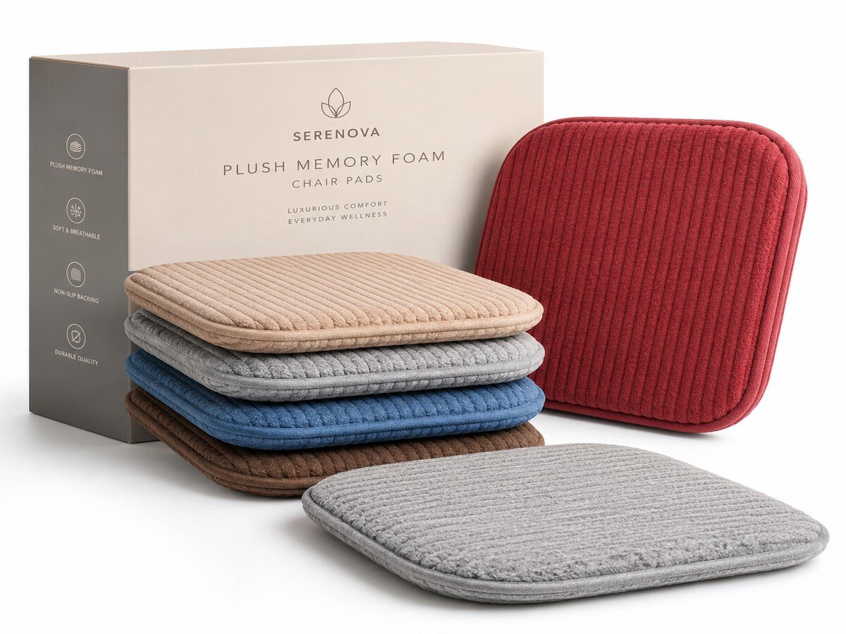 MT-07 Ribbed Memory Foam Seat Mat
