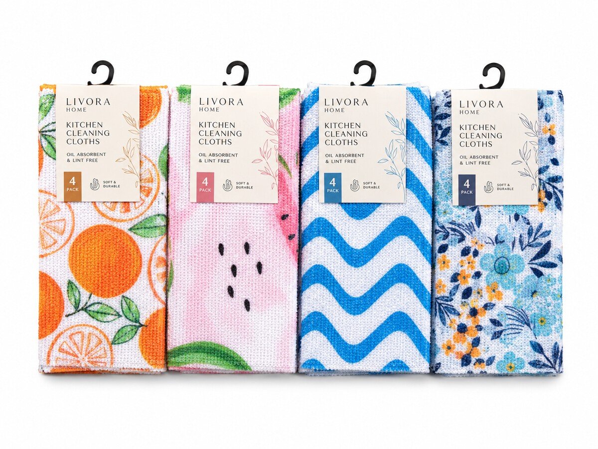 CC-07 Printed Microfiber Kitchen Cloth