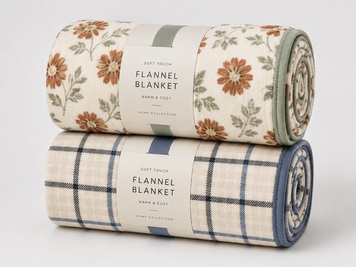 BL-08 Printed Flannel Blanket